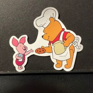 PIGLET AND POOH COOKIE BAKING STICKER